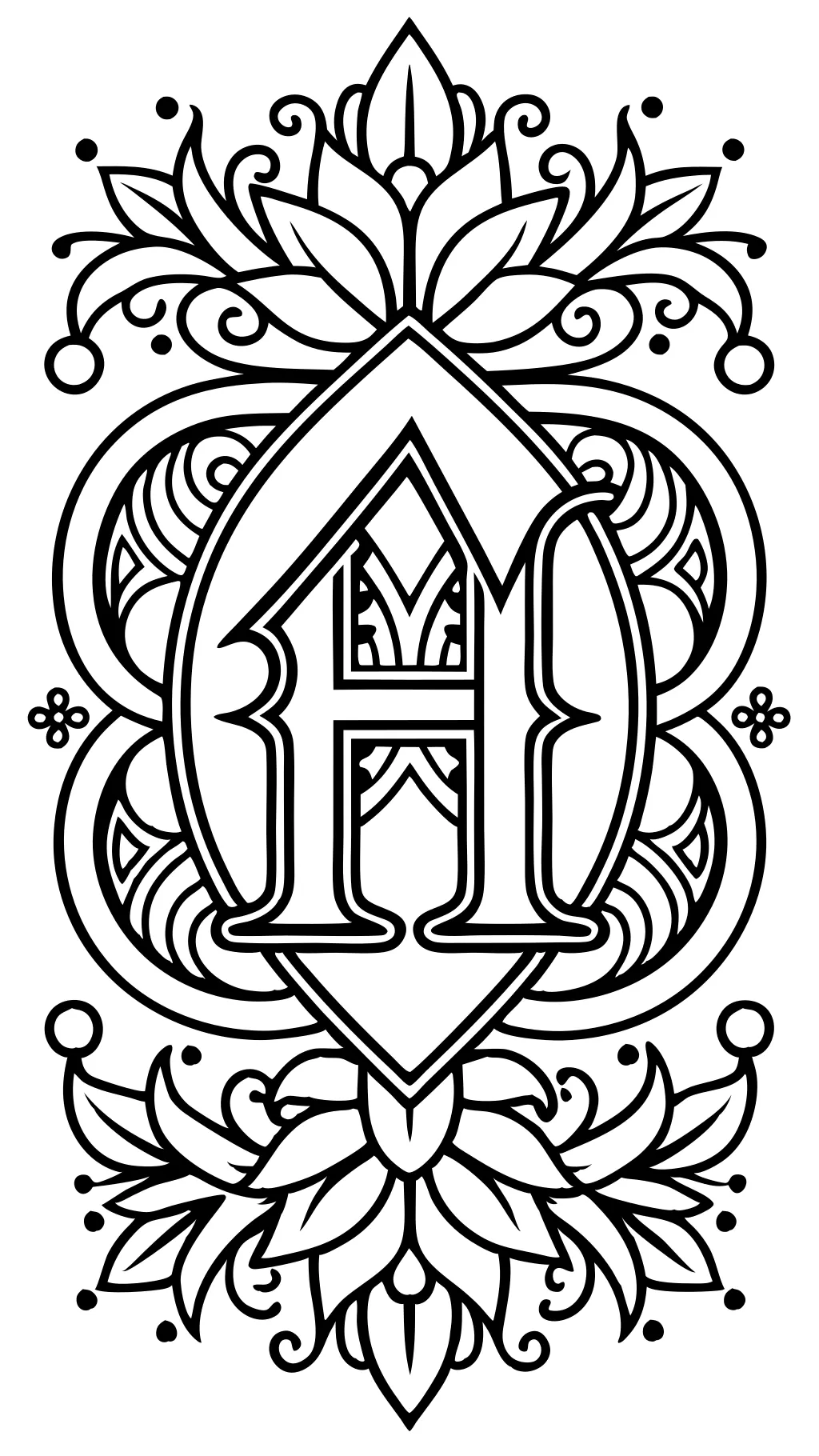 letter coloring pages for adults